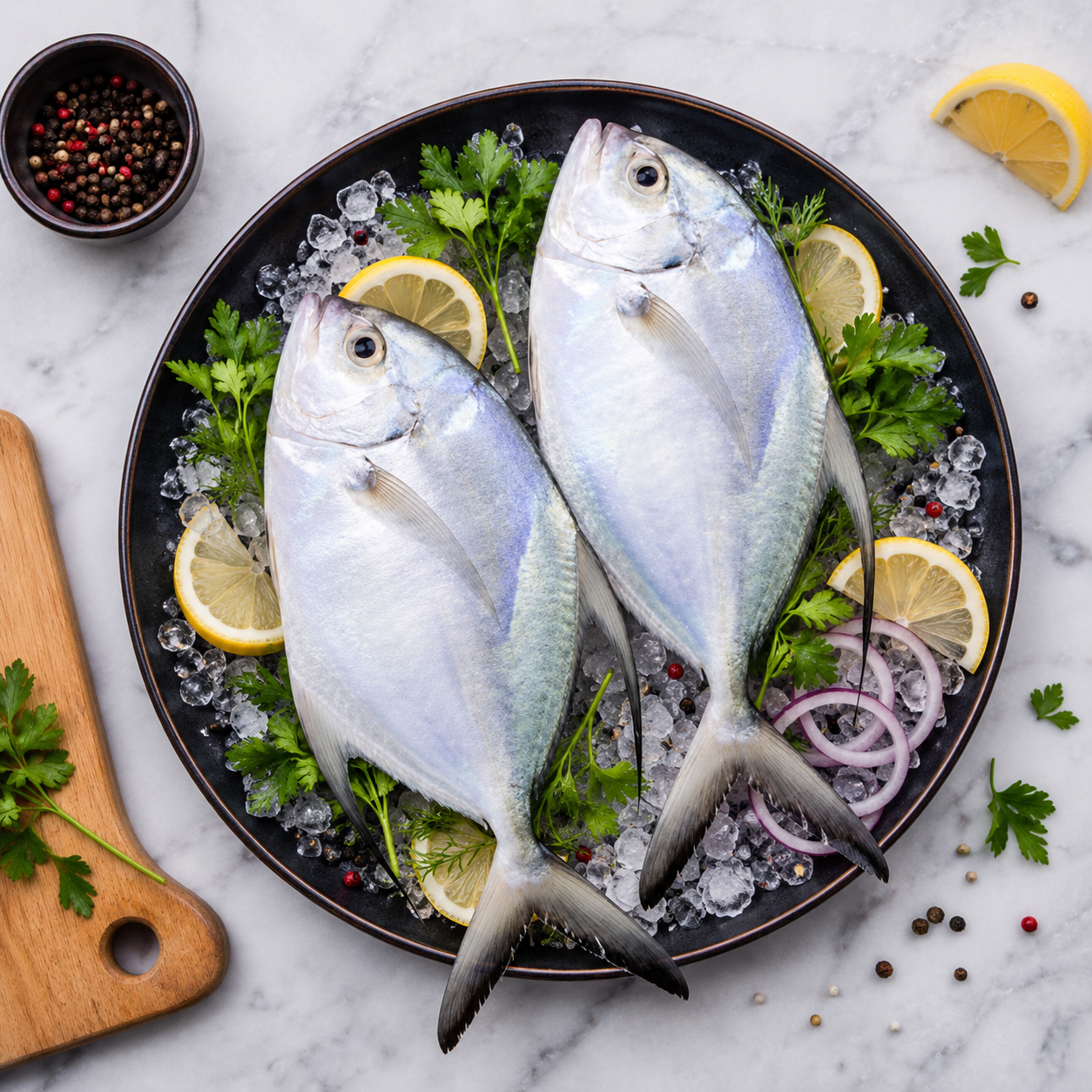 Thengai Parai Whole Fish (Trevally)