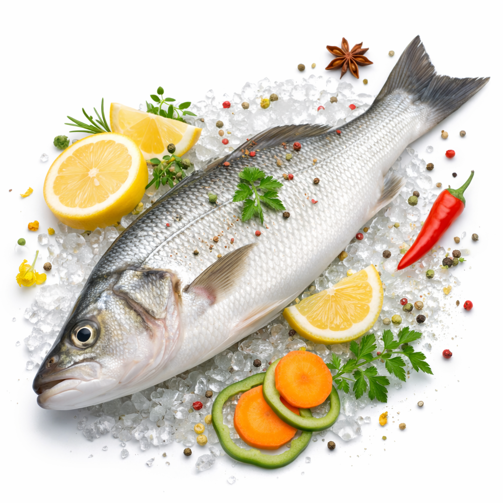 White Koduva Whole Fish (White Sea Bass)