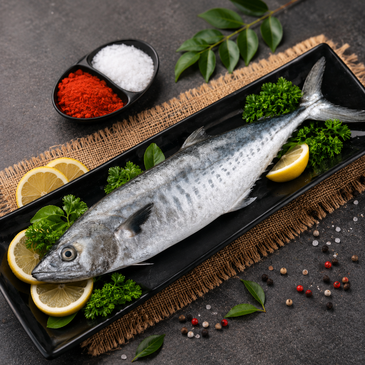 Fresh Thundil Small Vanjaram Whole Fish
